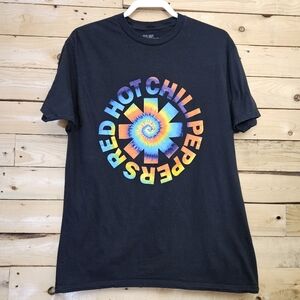 Red Hot Chili Peppers‎ Graphic Tee Rainbow Size Large